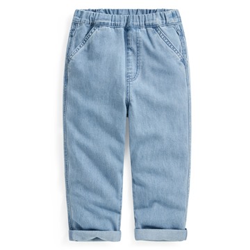 棉質寬鬆牛仔褲-童