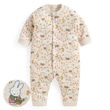 Miffy純棉羅紋印花連身衣-Baby
