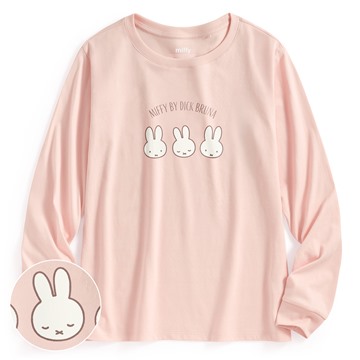 Miffy and Friends長袖印花T恤-11-女
