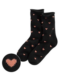 可愛元素的 愛心+捲邊襪~ 好穿多回購