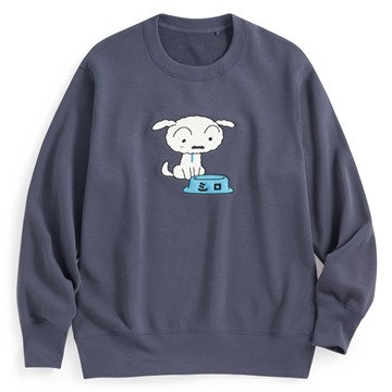 蠟筆小新毛圈電繡圓領衫-02-男