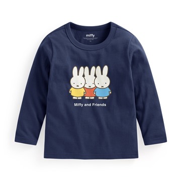 Miffy and Friends長袖印花T恤-05-童