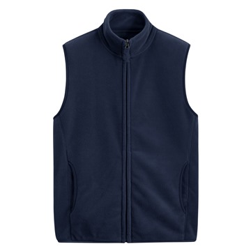 Fleece立領背心-男