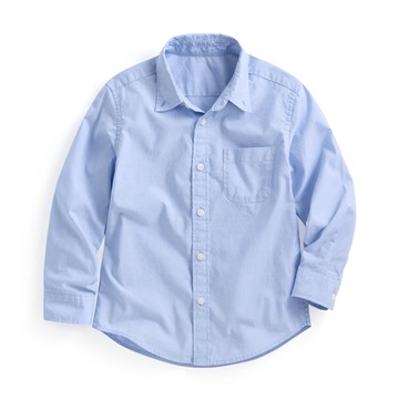 柔棉長袖襯衫-童