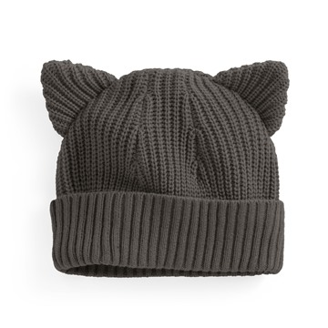 貓耳造型針織帽-童