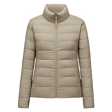 極輕羽絨立領外套-女