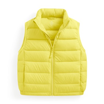 極輕羽絨立領背心-童