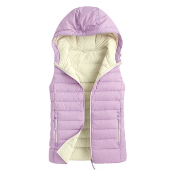 極輕羽絨玩色背心-女