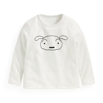 蠟筆小新Fleece印花上衣-童