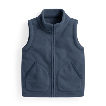 Fleece立領背心-童
