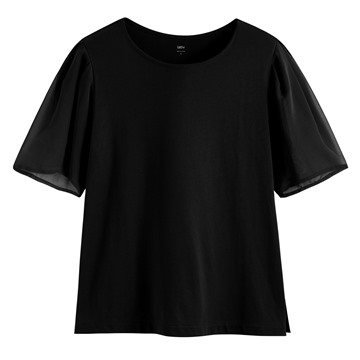 莫代爾雪紡袖上衣-女