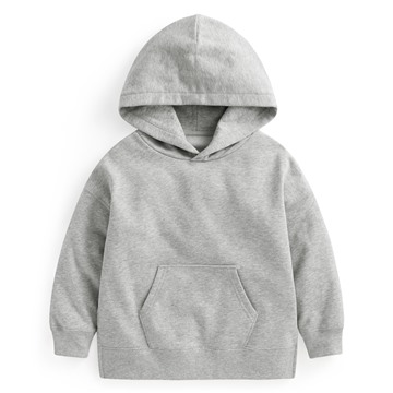 毛圈寬版連帽衫-童