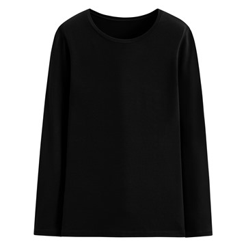 heatup圓領長袖上衣-女