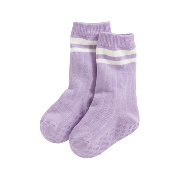 羅紋配條中筒襪-Baby