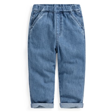 棉質寬鬆牛仔褲-童