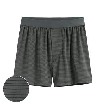 輕涼條紋四角褲-男