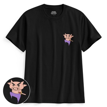 蠟筆小新印花T恤-17-男