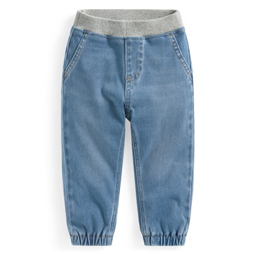 羅紋針織牛仔束口褲-Baby