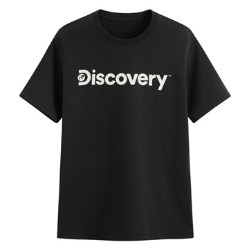 Discovery快乾印花圓領T恤-男