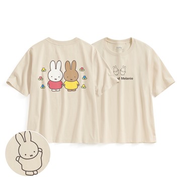 Miffy and Friends寬版印花T恤-04-女