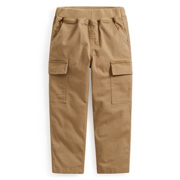 羅紋貼袋長褲-童