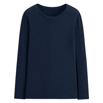 heatup圓領長袖上衣-女