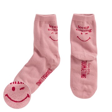 SmileyWorld®文字中筒襪-童
