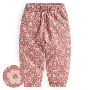 竹節棉印花束口褲-Baby