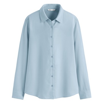 嫘縈長袖襯衫-女
