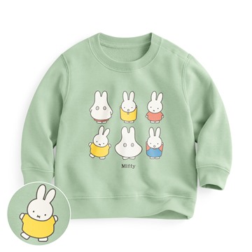 Miffy毛圈印花圓領衫-02-Baby