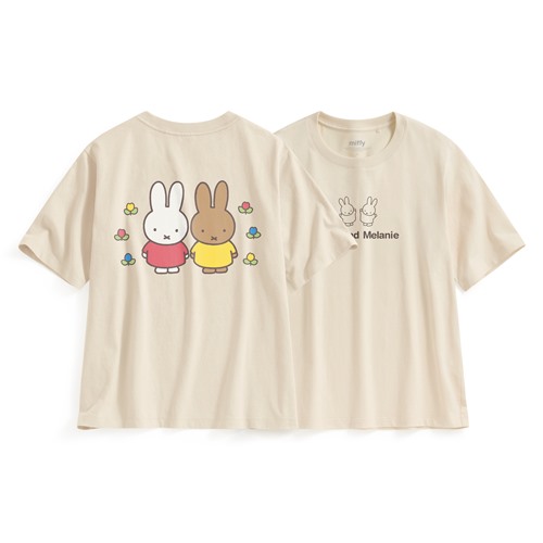 Miffy and Friends寬版印花T恤-04-女