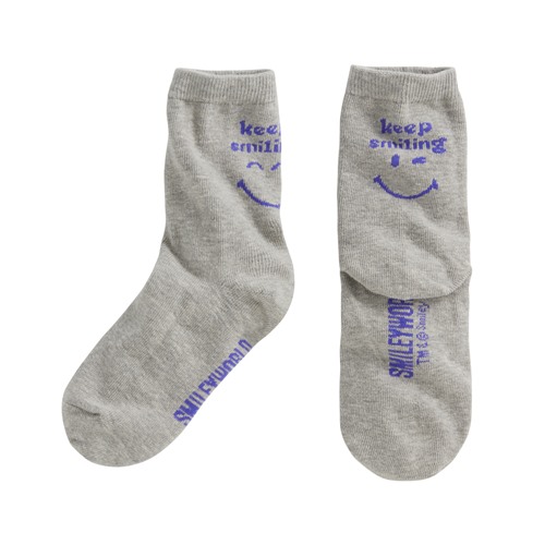 SmileyWorld®文字中筒襪-童