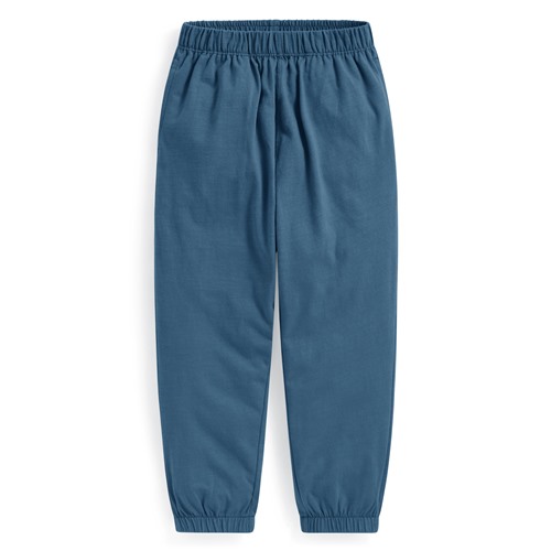 竹節棉束口褲-童