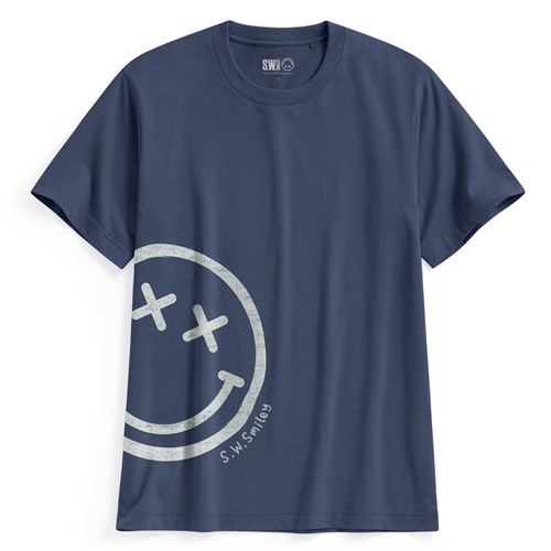 S.W.SMILEY®印花T恤-02-男