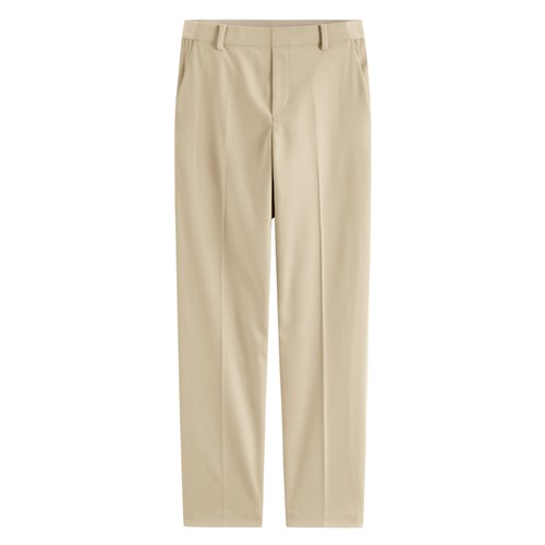 鬆緊腰頭九分褲-女