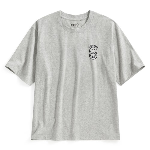 S.W.SMILEY®寬版印花T恤-03-男