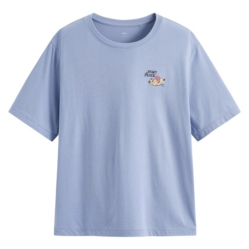 莫代爾寬版電繡上衣-女