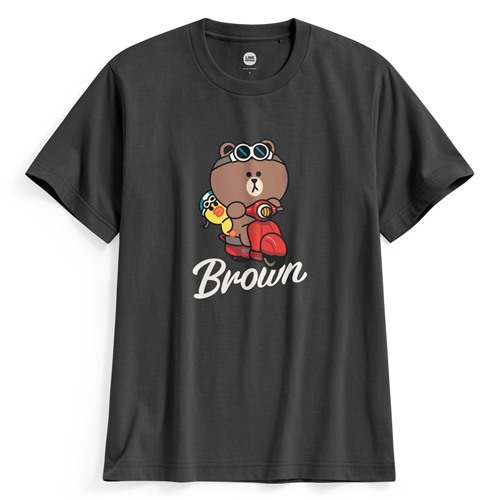 LINE FRIENDS印花T恤-10-男