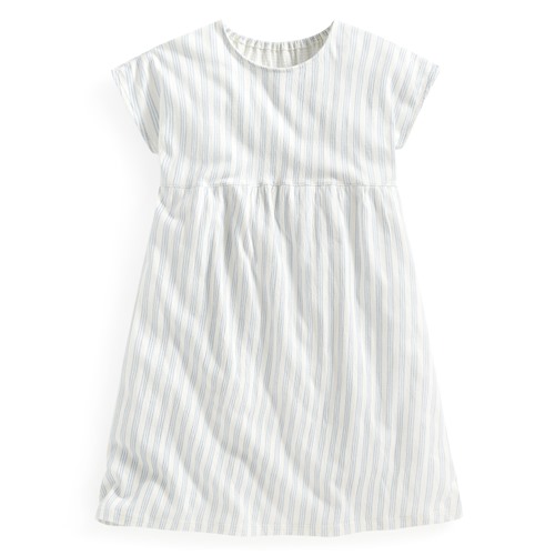 條紋印花連袖洋裝-童