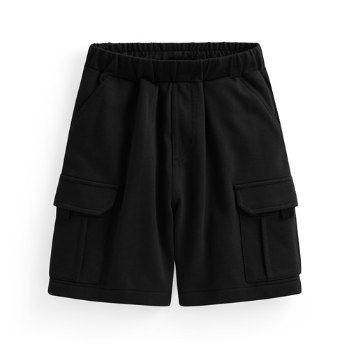 小毛圈口袋五分褲-童