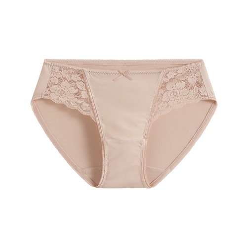 輕柔蕾絲中腰內褲-女