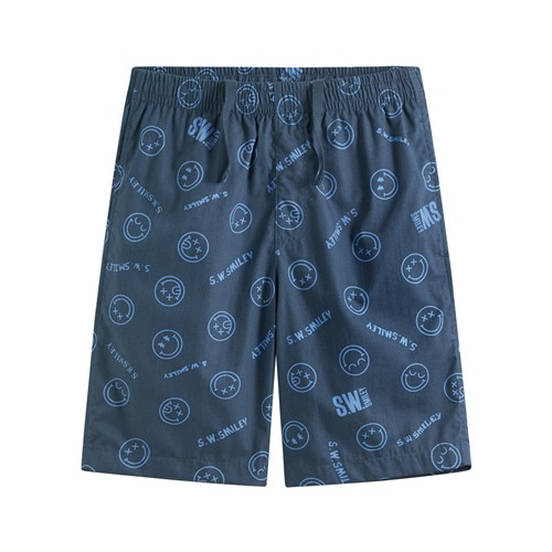S.W.SMILEY®印花輕便短褲-男