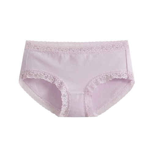 棉質蕾絲低腰內褲-女
