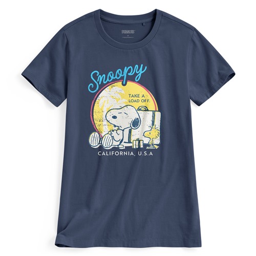 史努比系列印花T恤-01-女