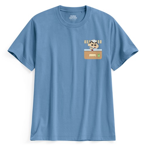 蠟筆小新印花T恤-15-男