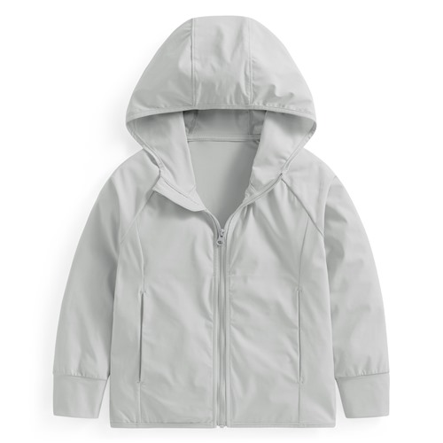 涼感抗UV連帽外套-童