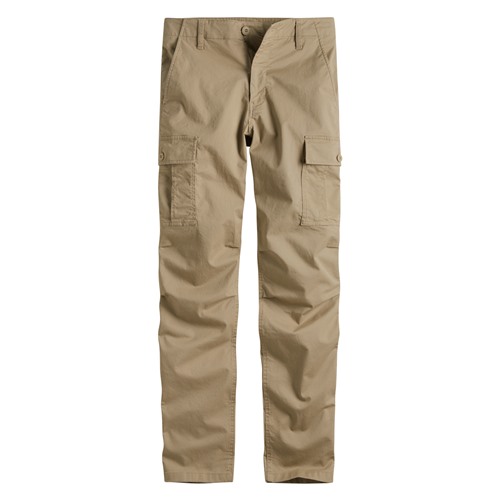 輕型棉質直筒工裝長褲-男