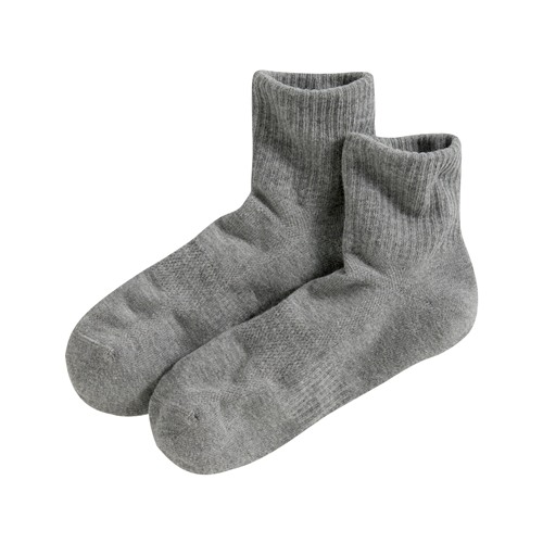 毛圈中筒襪-男