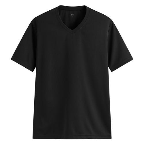 吸排V領T恤-男