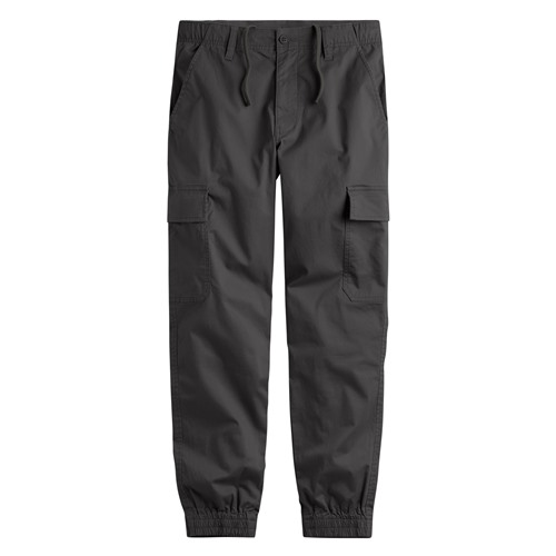 輕型棉質工裝束口褲-男